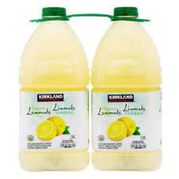 Kirkland Signature Organic Lemonade, 2.84 L, 2-count